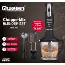 Queen CHOPPERMIX 3'lü Blender Set - Inox